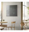 Skleněná magnetická tabule do restaurace - šedá paynova Smatab®