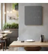 Skleněná magnetická tabule do restaurace - šedá paynova Smatab®