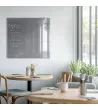 Skleněná magnetická tabule do restaurace - šedá paynova Smatab®