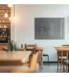 Skleněná magnetická tabule do restaurace - šedá paynova Smatab®