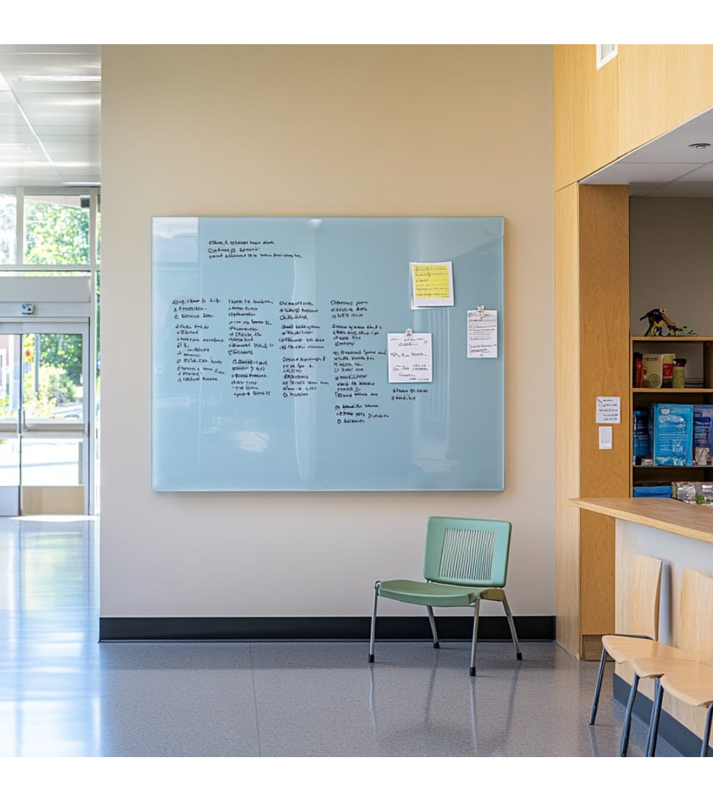 Modrá královská skleněná magnetická tabule na míru Smatab®