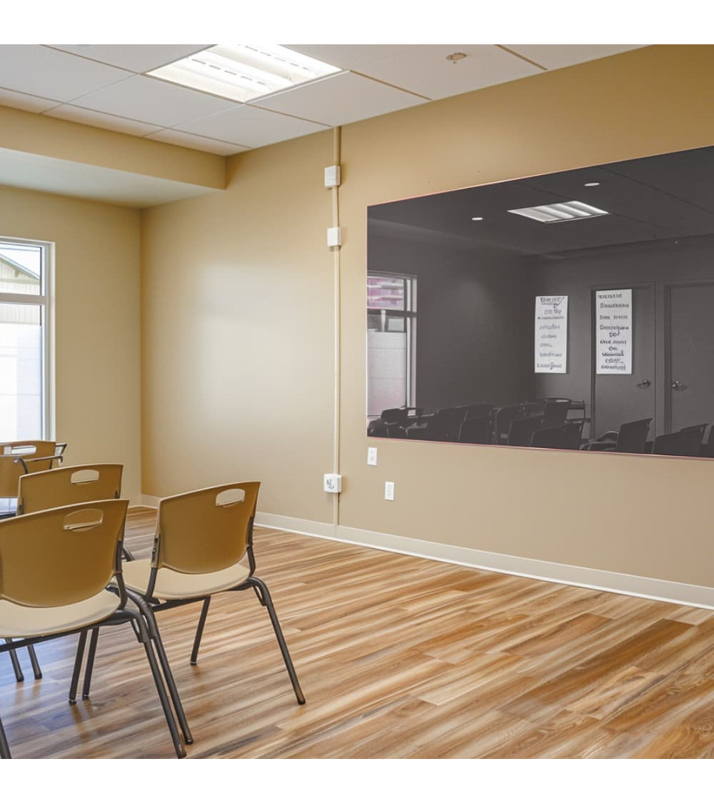 Šedá antracitová skleněná magnetická tabule na míru Smatab®