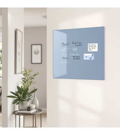 Skleněná magnetická tabule domácí - modrá královská Smatab®