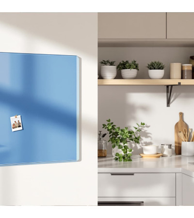 Skleněná magnetická tabule domácí - modrá ceolinová Smatab®