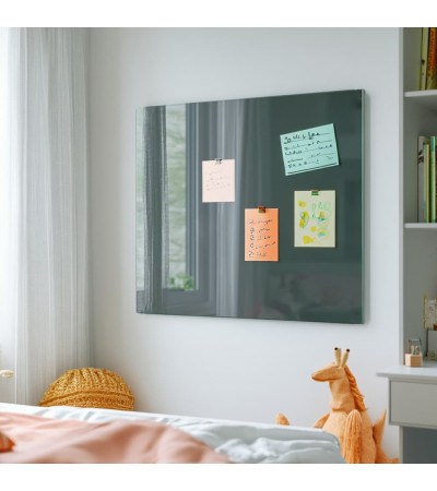 Sklenená magnetická nástenka - sivá antracitová Smatab®