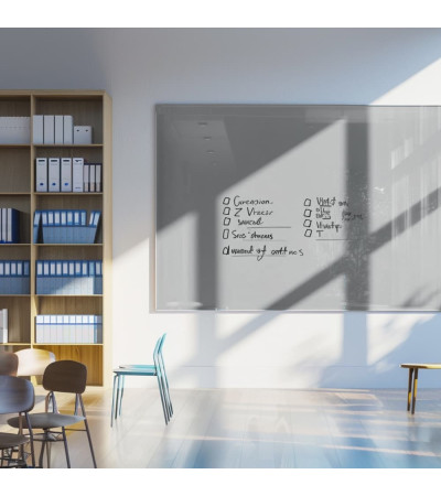 Skleněná magnetická nástěnka - šedá paynova Smatab®