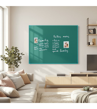 Skleněná magnetická nástěnka - zelená smaragdová Smatab®