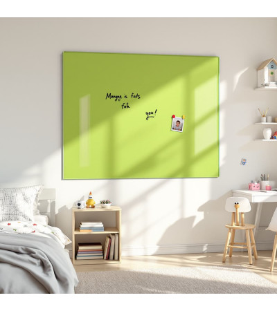 Skleněná magnetická nástěnka - zelená pistáciová Smatab®