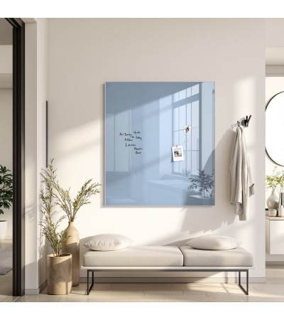 Skleněná magnetická nástěnka - modrá královská Smatab®