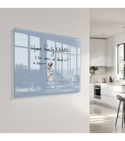 Skleněná magnetická nástěnka - modrá královská Smatab®