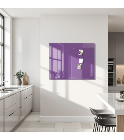 Skleněná magnetická nástěnka - fialová kobaltová Smatab®