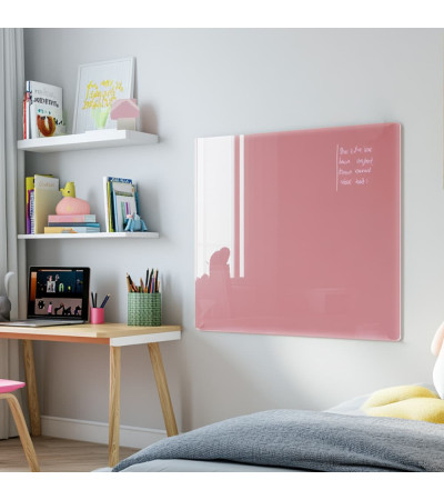 Skleněná magnetická nástěnka - růžová perlová Smatab®