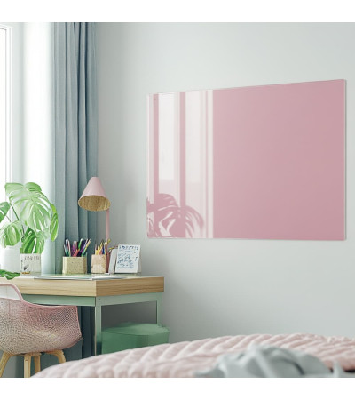 Smatab® sklenená magnetická tabuľa ružová telová