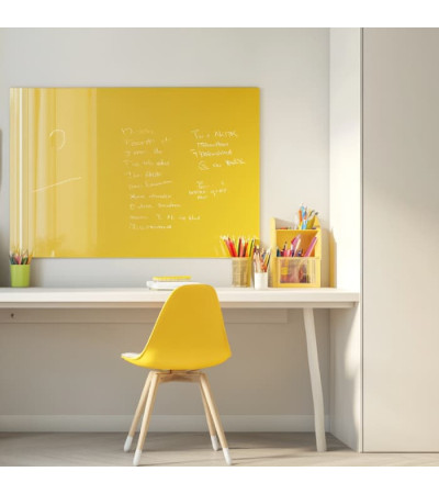 Skleněná magnetická nástěnka - žlutá neapolská Smatab®