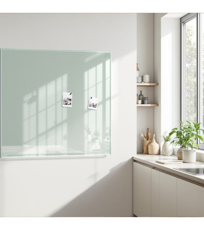 Skleněná magnetická nástěnka - bílá satinová Smatab®