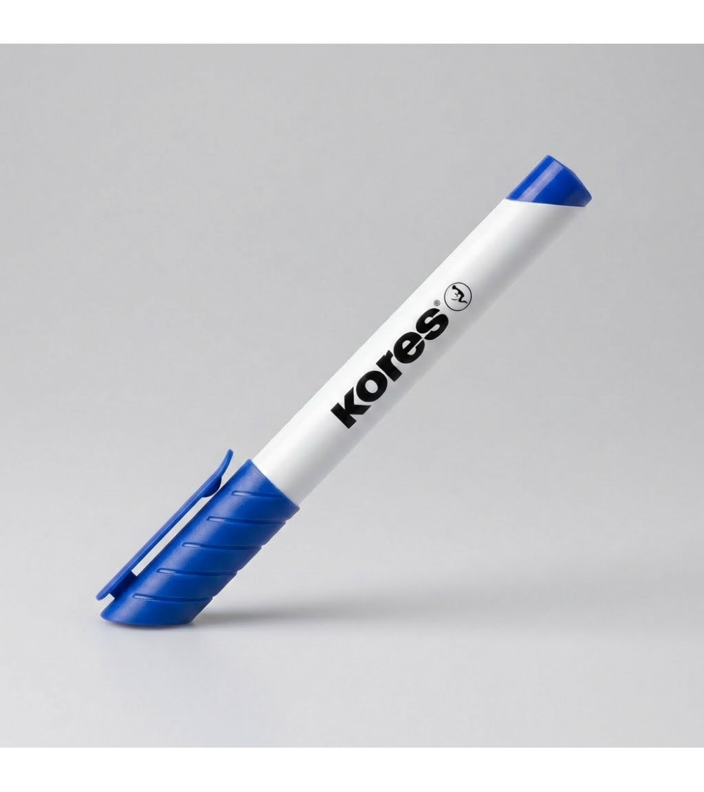 Popisovač Kores na tabule - 3mm, modrý