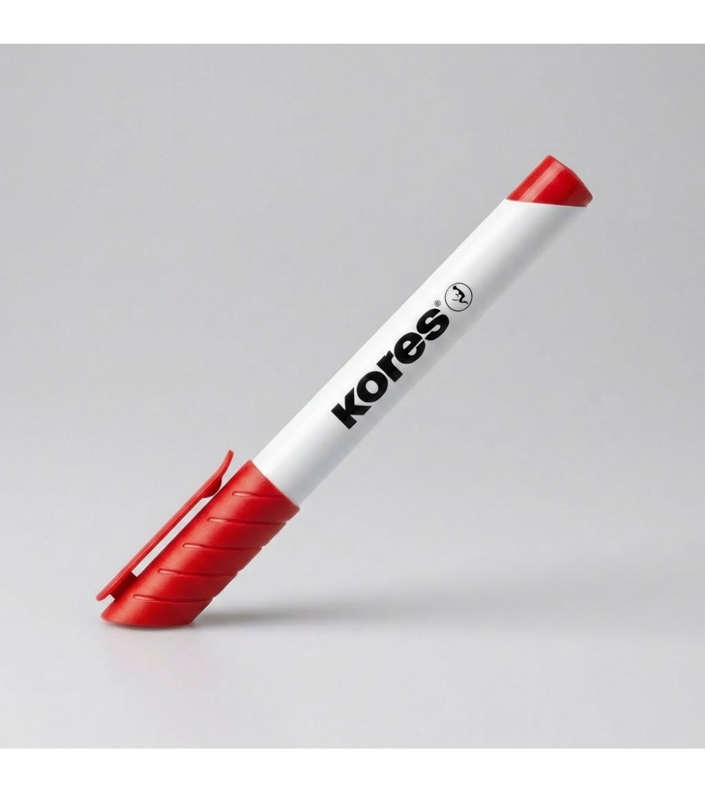 Popisovač Kores na tabule - 3mm, červený