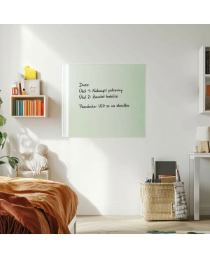 Skleněná magnetická tabule - bílá satinová Smatab®