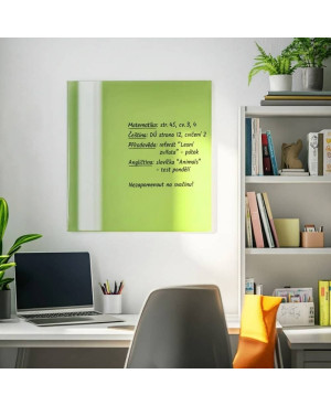 Skleněná magnetická tabule - zelená pistáciová Smatab®