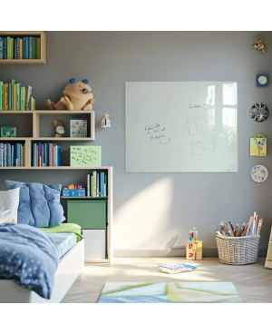 Skleněná magnetická tabule - bílá satinová Smatab®