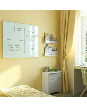 Skleněná magnetická tabule - bílá satinová Smatab®