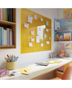 Skleněná magnetická tabule - žlutá exotická Smatab®