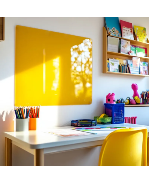 Skleněná magnetická tabule - žlutá exotická Smatab®