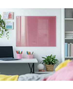 Skleněná magnetická tabule - růžová perlová Smatab®
