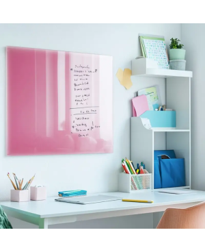 Skleněná magnetická tabule - růžová perlová Smatab®