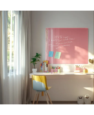 ✨ Ružová perlová sklenená magnetická tabuľa SMATAB®