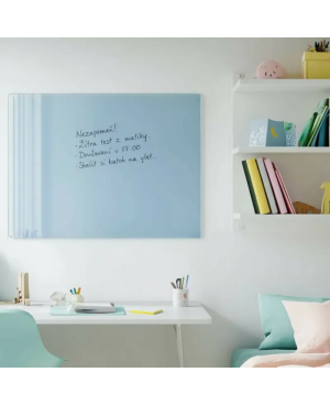 Skleněná magnetická tabule - modrá královská Smatab®