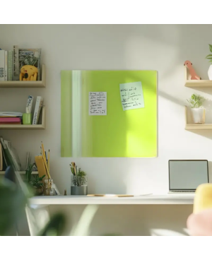 Skleněná magnetická tabule - zelená pistáciová Smatab®