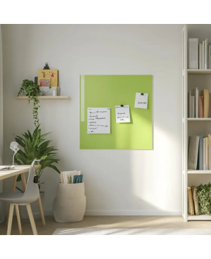Skleněná magnetická tabule - zelená pistáciová Smatab®