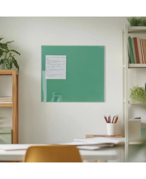 Skleněná magnetická tabule - zelená veronesova Smatab®