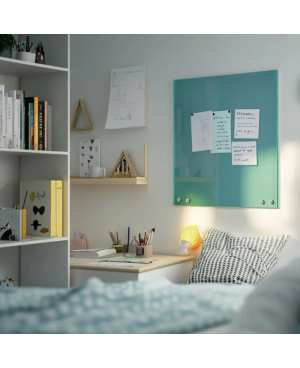 Skleněná magnetická tabule - zelená smaragdová Smatab®