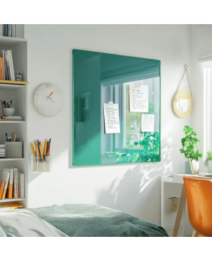 Skleněná magnetická tabule - zelená smaragdová Smatab®