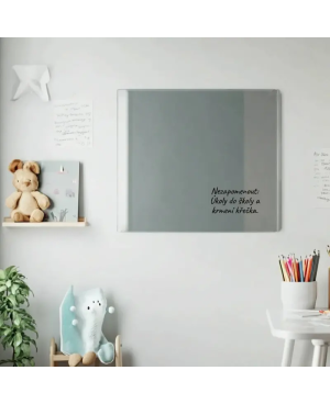✨ Sivá paynova sklenená magnetická tabuľa SMATAB®