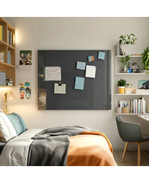 Skleněná magnetická tabule - šedá antracitová Smatab®