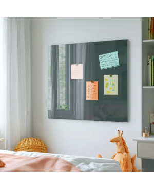 Sivá antracitová sklenená magnetická tabuľa SMATAB®