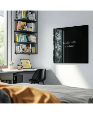 Čierna sklenená magnetická tabuľa SMATAB®