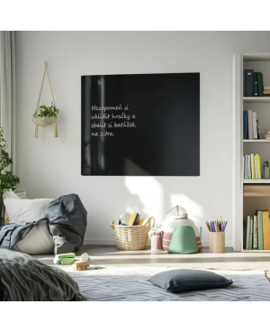 Černá skleněná magnetická tabule Smatab®