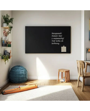 Čierna sklenená magnetická tabuľa SMATAB®