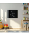 Čierna sklenená magnetická tabuľa SMATAB®