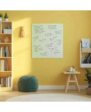 Skleněná magnetická tabule pro děti - bílá satinová Smatab®