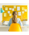 Žlutá neapolská skleněná magnetická tabule pro děti Smatab®