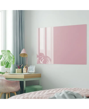 Skleněná magnetická tabule pro děti - růžová tělová Smatab®