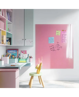 Skleněná magnetická tabule pro děti - bílá satinová Smatab®