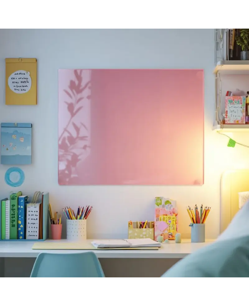 Ružová perlová sklenená tabuľa SMATAB® pre deti