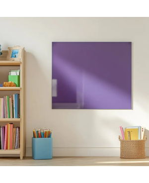 Skleněná magnetická tabule pro děti - fialová kobaltová Smatab®