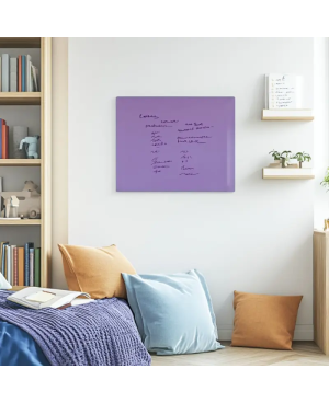 Skleněná magnetická tabule pro děti - fialová kobaltová Smatab®